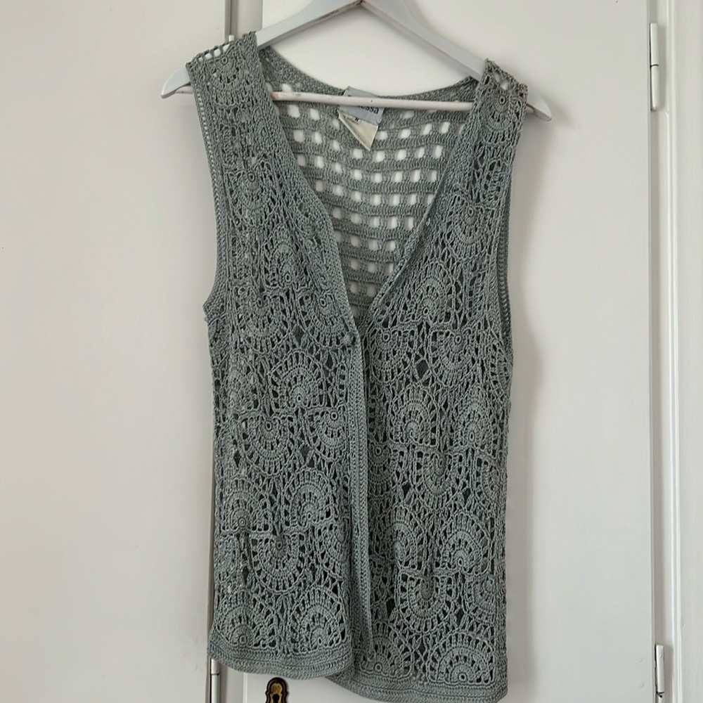 Women’s Boutique Sweater Crochet Cardigan